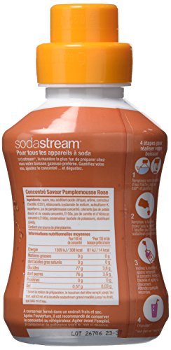 Sodastream Concentre Sirop Saveur Pampl ...