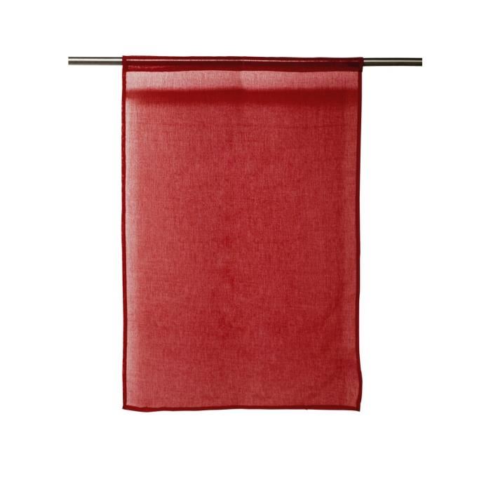 SOLEIL D'OCRE Paire de brises bise Panama 60x120 cm rouge