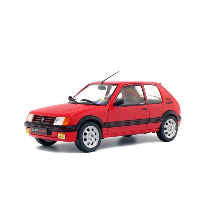 Voiture Miniature Peugeot 205 Gti 1.9 Mk1 1985 Rouge Solido 1/18