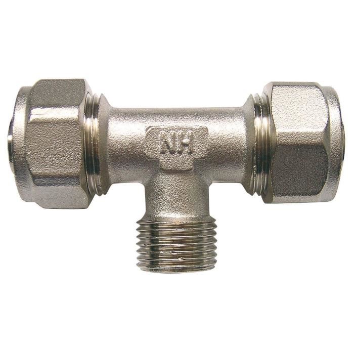 SOMATHERM Raccord a Compression Multicouche En Te Male au Centre O 20 Filetage 12