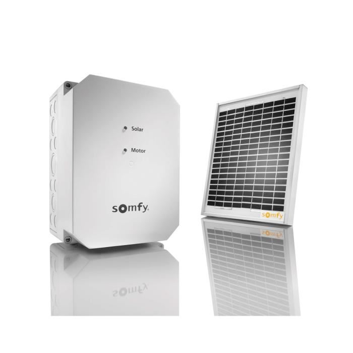Kit d'alimentation solaire SOMFY pour motorisation