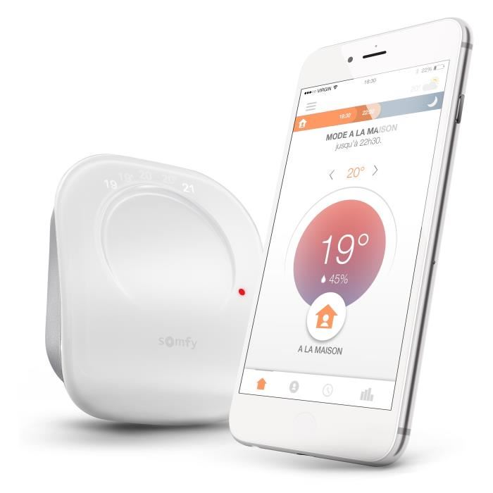 Thermostat Connecte Et Intelligent Sans Fil Somfy