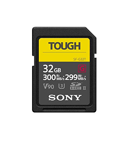 Carte Memoire Flash Sony Sf-g Series Tough Sf-g32t 32 Go - V90 - Uhs-ii U3 - Class10 Sdhc Uhs-ii