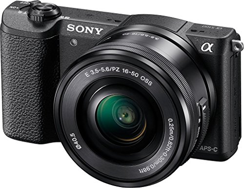SONY ILCE5100LB Appareil photo numerique Hybride avec capteur reflex 24 megapixels Noir