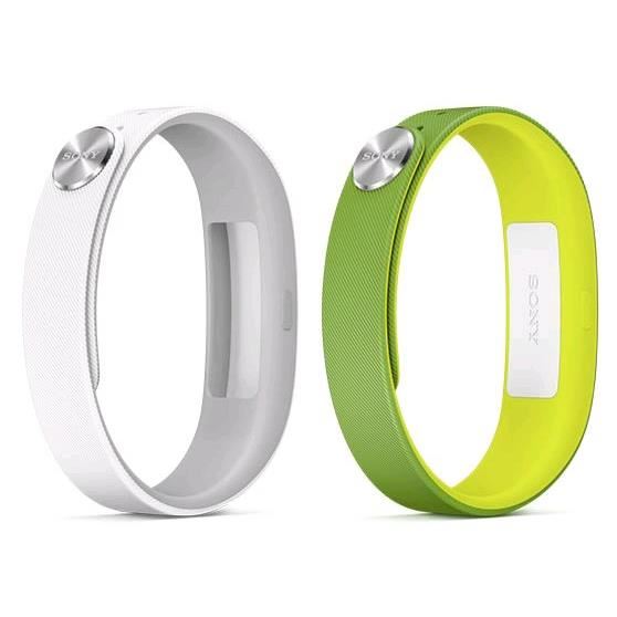 Sony Lot Smartband  1 Capteur + 2 Bracelets Blanc