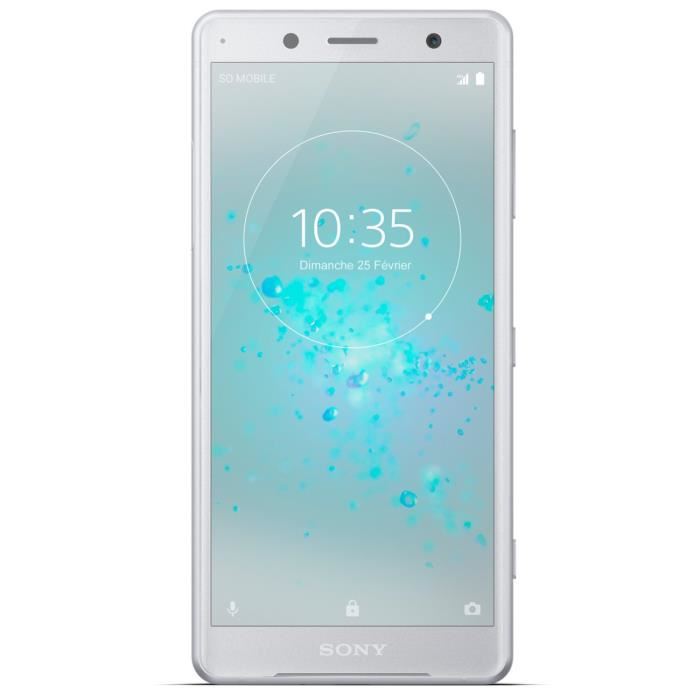 Sony Xperia Xz2 Compact Dual Sim Blanc Argente