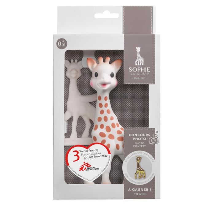 Sophie La Girafe Coffret Award Avec Anneau De Dentition Vanille