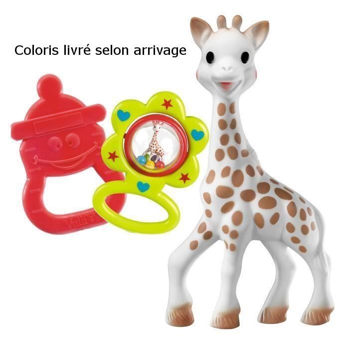 Sophie La Girafe Sac Cadeau Bebe Coton Coloris Aleatoire