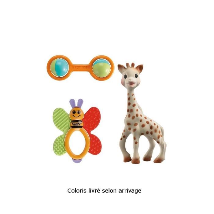 Sophie La Girafe Set De Naissance Trio Coloris Aleatoire