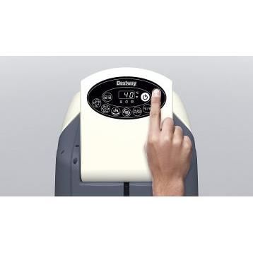 Spa Gonflable Bestway Hawai Carre, 6 Places Assises