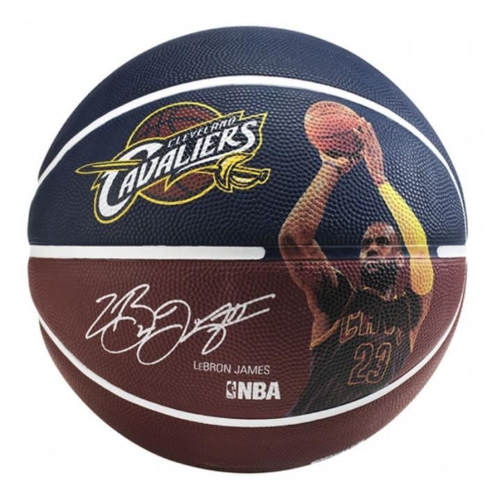 Spalding Ballon De Basket-ball Nba Player Lebron James - Bleu Et Rouge - Taille 7