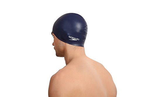 Speedo Plain Flat Silicone Swimming Cap ...