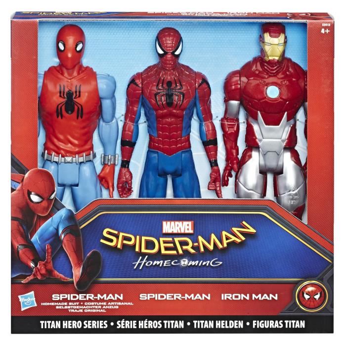 Spiderman Pack De 3 Figurines Titan 30cm
