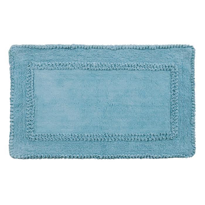 Spirella Tapis De Bain Charme 50x80cm Bleu Cyan