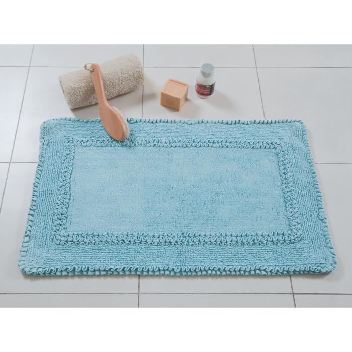 Spirella Tapis De Bain Charme 50x80cm Bleu Cyan