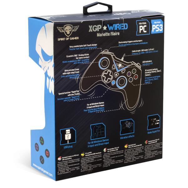 Spirit Of Gamer Manette Gamer - Xtrem Gamepad - Filaire