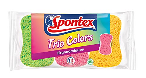 SPONTEX eponge ergonomique lot de 3