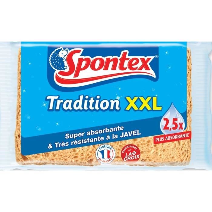 SPONTEX Essuyage Eponges Tradition N6 x 2