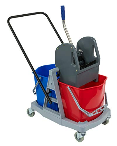 Chariot De Nettoyage - Sprintus - 2 Seaux 17l - Presse Integree