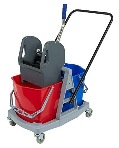 Chariot De Nettoyage - Sprintus - 2 Seaux 17l - Presse Integree