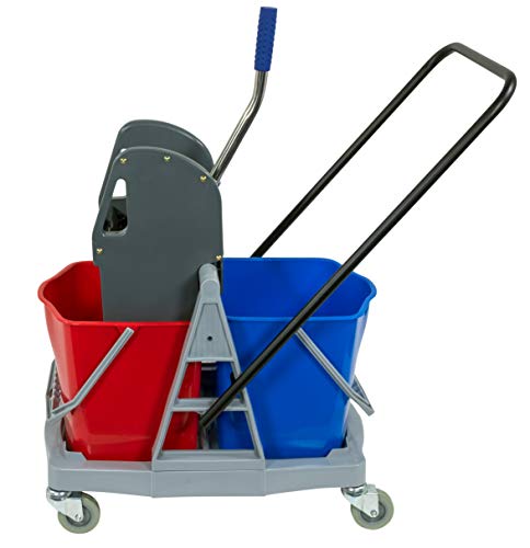 Chariot De Nettoyage - Sprintus - 2 Seaux 17l - Presse Integree