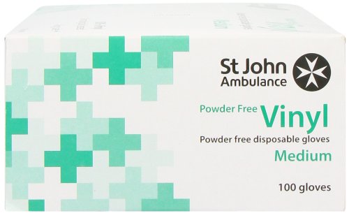 St John Ambulance Gants Vinyle Non Poudr...