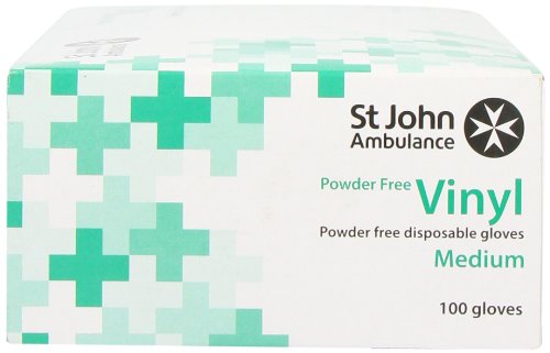 St John Ambulance Gants Vinyle Non Poudr