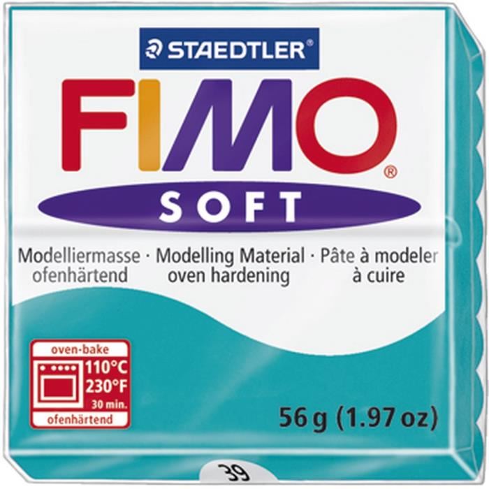 Staedtler Pate A Modeler A Cuire Fimo Soft Bloc 56 G Menthe