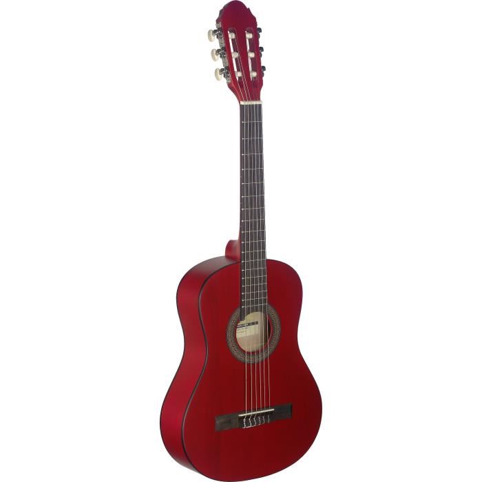 Stagg C410 M Red Guitare Classique 3 6 Ans Rouge