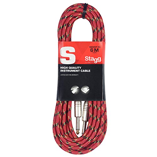 Stagg Sgc6vt Rd Vintage Tweed Cable D'i...