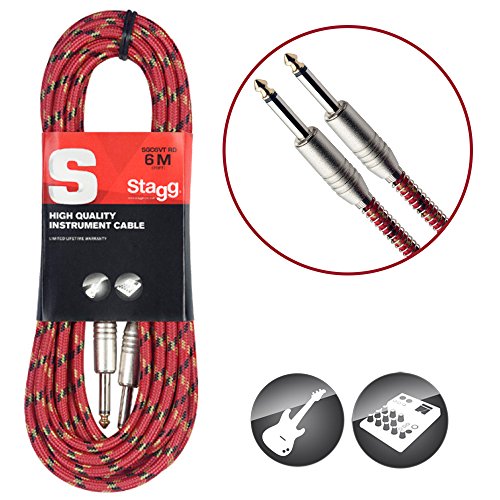 Stagg Sgc6vt Rd Vintage Tweed Cable D'i...