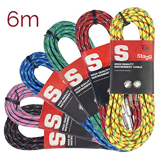 Stagg Sgc6vt Rd Vintage Tweed Cable Di