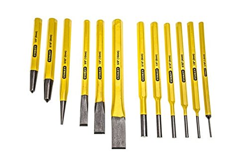 Jeu 12 outils de frappe (chasse-goupilles et burin a froid)