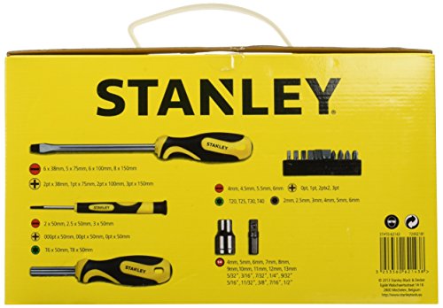 Coffret De Vissage Stanley Stht0 62143 57 Pieces Tournevis Embouts Douilles