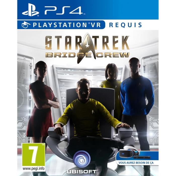 Star Trek Bridge Crew Playstation Vr Obligatoire Sony Ps4