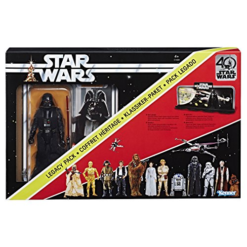 Figurine Star Wars - Coffret Edition 40e Anniversaire Hasbro - Dark Vador 15cm Inclus
