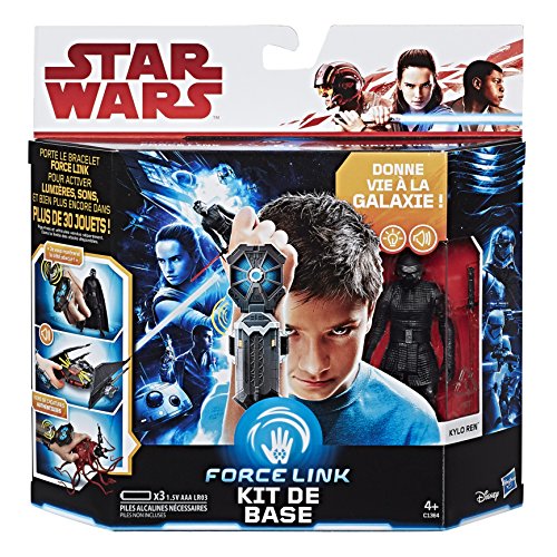 Star Wars - Kit De Base Bracelet Forcelink + Figurine 10cm - Hasbro - Figurine Parlante Et Sonore