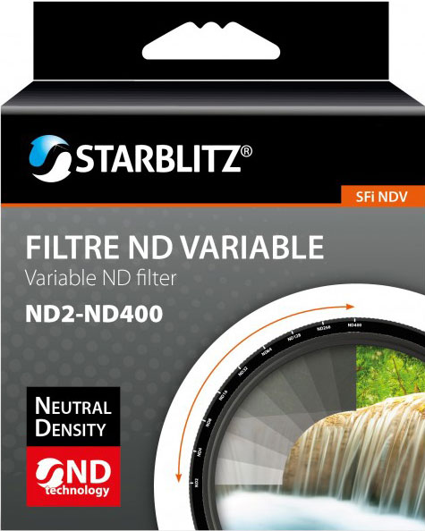 Starblitz Filtre Densite Neutre Variable Nd2-nd400 62mm
