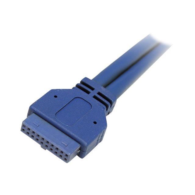 Adaptateur Usb 30 Idc Vers Plaque A 2 Ports Usb A Cable Adaptateur Usb 30 Interne 20 Broches 7694