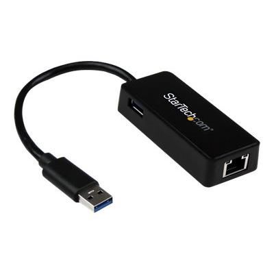 StarTech.com Adaptateur USB 3.0 vers 1 Port Ethernet Gigabit - Carte Reseau Convertisseur Externe USB vers RJ45 avec 1x USB
