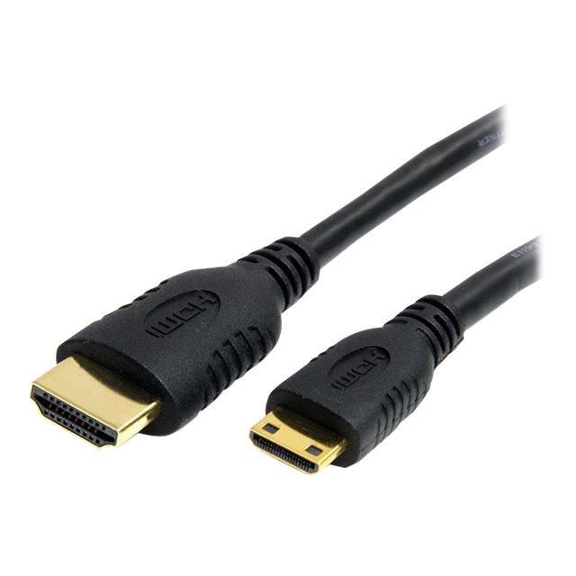 Cable HDMI vers Mini HDMI avec Ethernet de 2 m - Cable HDMI haute vitesse avec Ethernet 2 m - HDMI vers HDMI Mini - M/M - HDACMM2M
