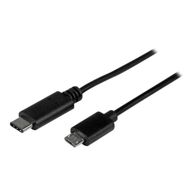 Startech Cable Usb 20 Usb C Vers Micro B De 1 M Cordon Usb Type C Vers Micro B Mm Noir