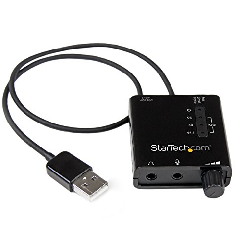 Startech.com Carte Son Externe Usb Avec Audio Spdif Numerique - Convertisseur Dac Usb Audio, 5.