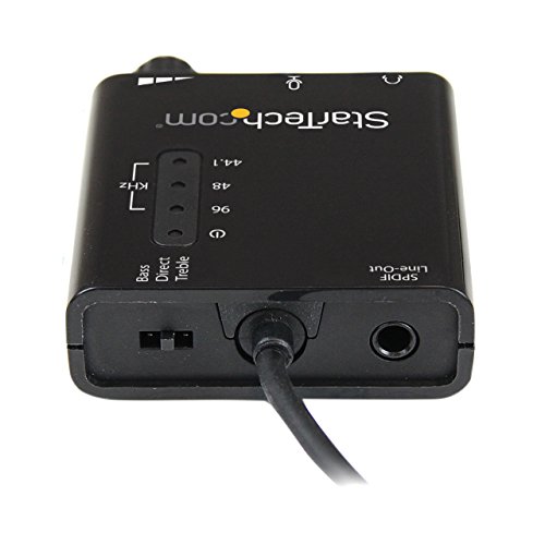 Startech.com Carte Son Externe Usb Avec Audio Spdif Numerique - Convertisseur Dac Usb Audio, 5.