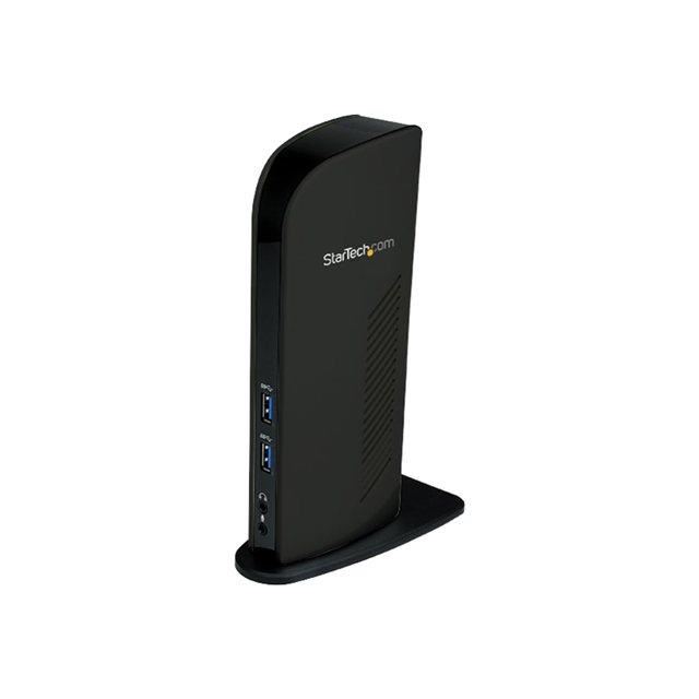 StarTech.com Station d'accueil USB 3.0 - Replicateur de ports universel PC portable HDMI / DVI avec prise Jack 3,5 mm Ethernet