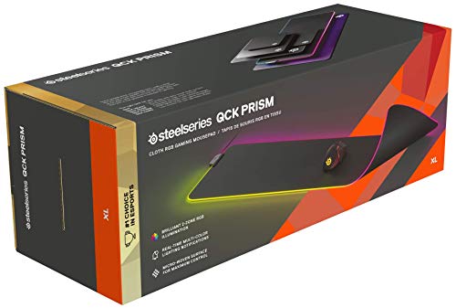 Tapis De Souris - Steelseries - Qck Prism Cloth Xl - 90 Cm - Rvb Dynamique - Anti-derapant