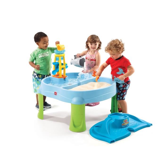 Step2 Splash & Scoop Table De Jeu Sable Et Eau Enfant | Avec Kit D?accessoires De 5 Pieces | Table De Jeu Pour Enfants A Eau