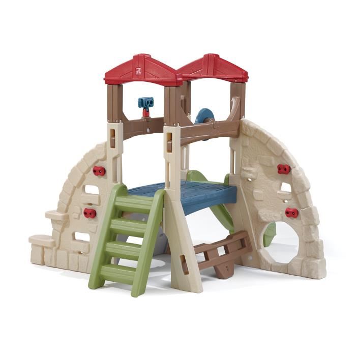 Step2 Alpine Ridge Aire De Jeux Enfant Avec Toboggan Pour Enfants Exterieur Jardin