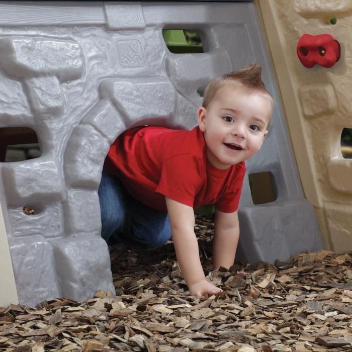 Step2 Alpine Ridge Aire De Jeux Enfant Avec Toboggan Pour Enfants Exterieur Jardin