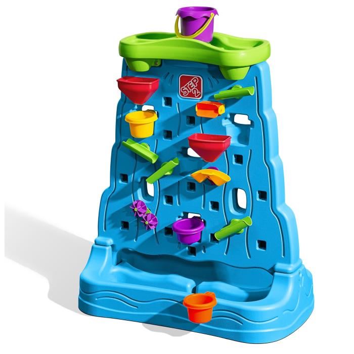 Step2 - Mur Deau Waterfall Discovery - Jeu Deau Pour Le Jardin - Garcon Et Fille - A Partir De 18 Mois